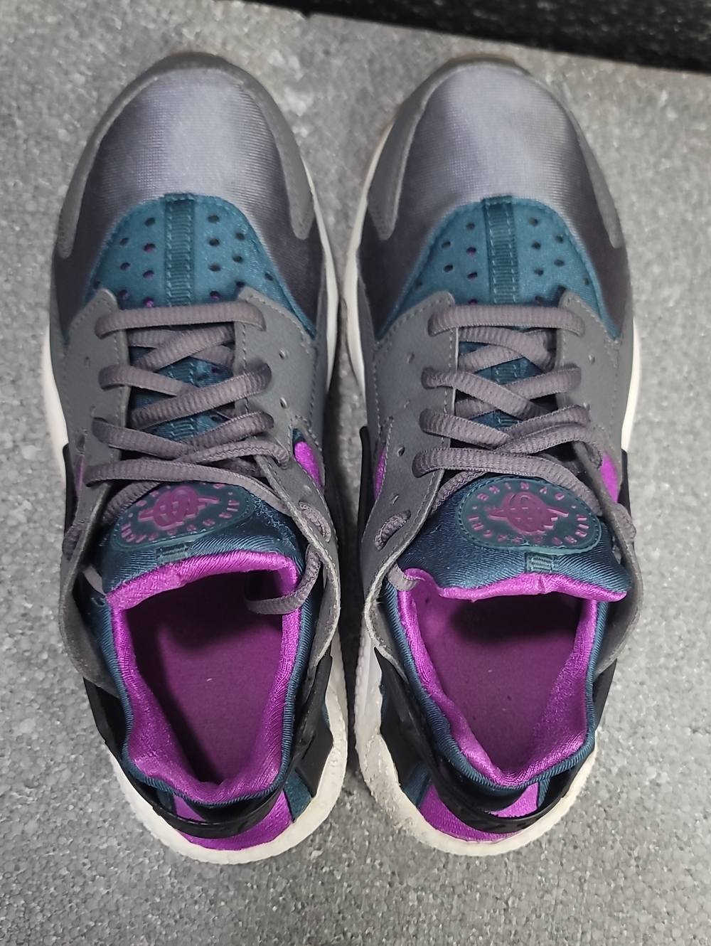 ๐ฅ Nike Wmns Air Huarache Run ๐ฅ "Dark Teal" Wmns 7.5 Fast Shipping - Picture 12 of 15